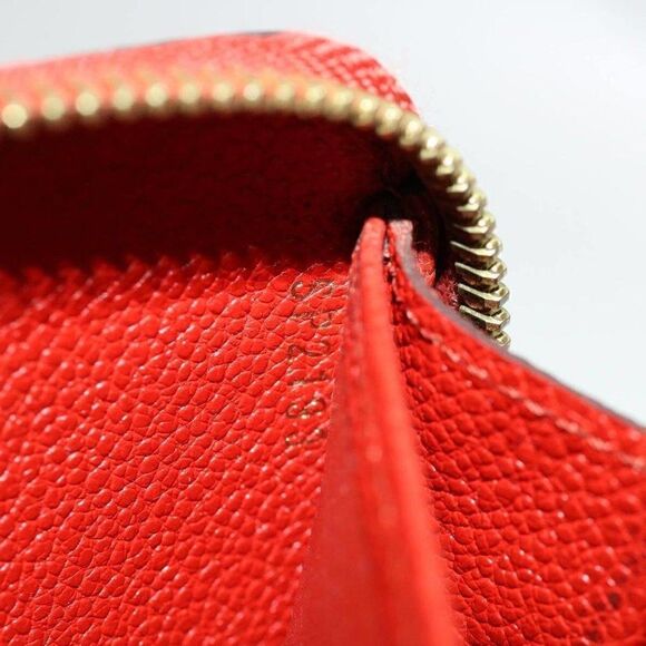 LOUIS VUITTON Monogram Empreinte Zippy Wallet Red - Picture 12 of 15